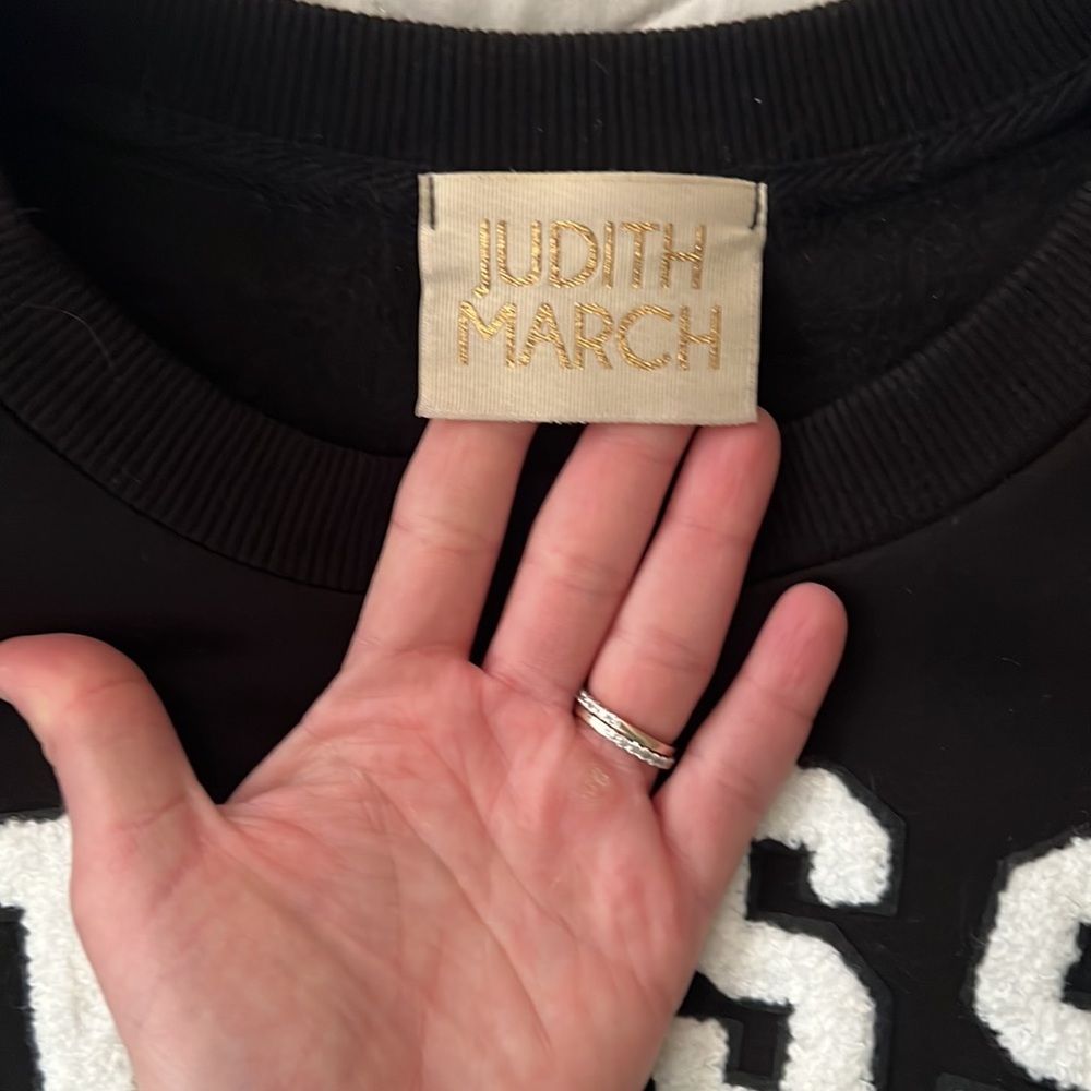 Judith March CLASSY UNTIL KICKOFF HELMET PULLOVER black large - Picture 5 of 16